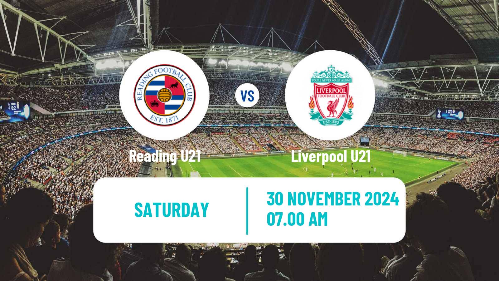 Soccer English Premier League 2 Reading U21 - Liverpool U21