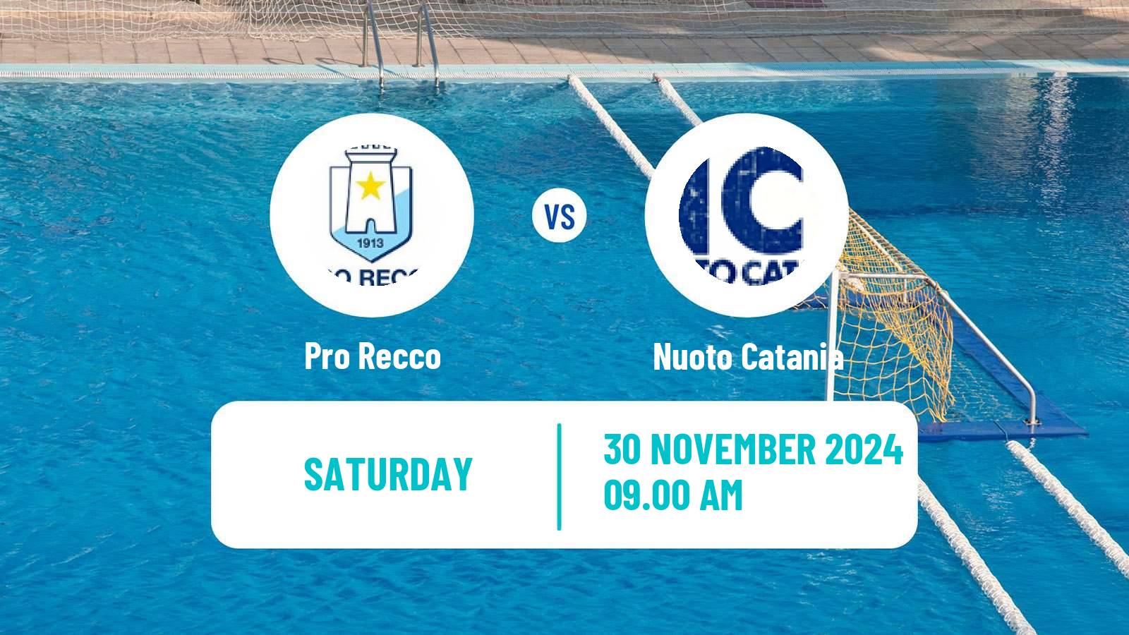 Water polo Italian A1 Water Polo Pro Recco - Nuoto Catania