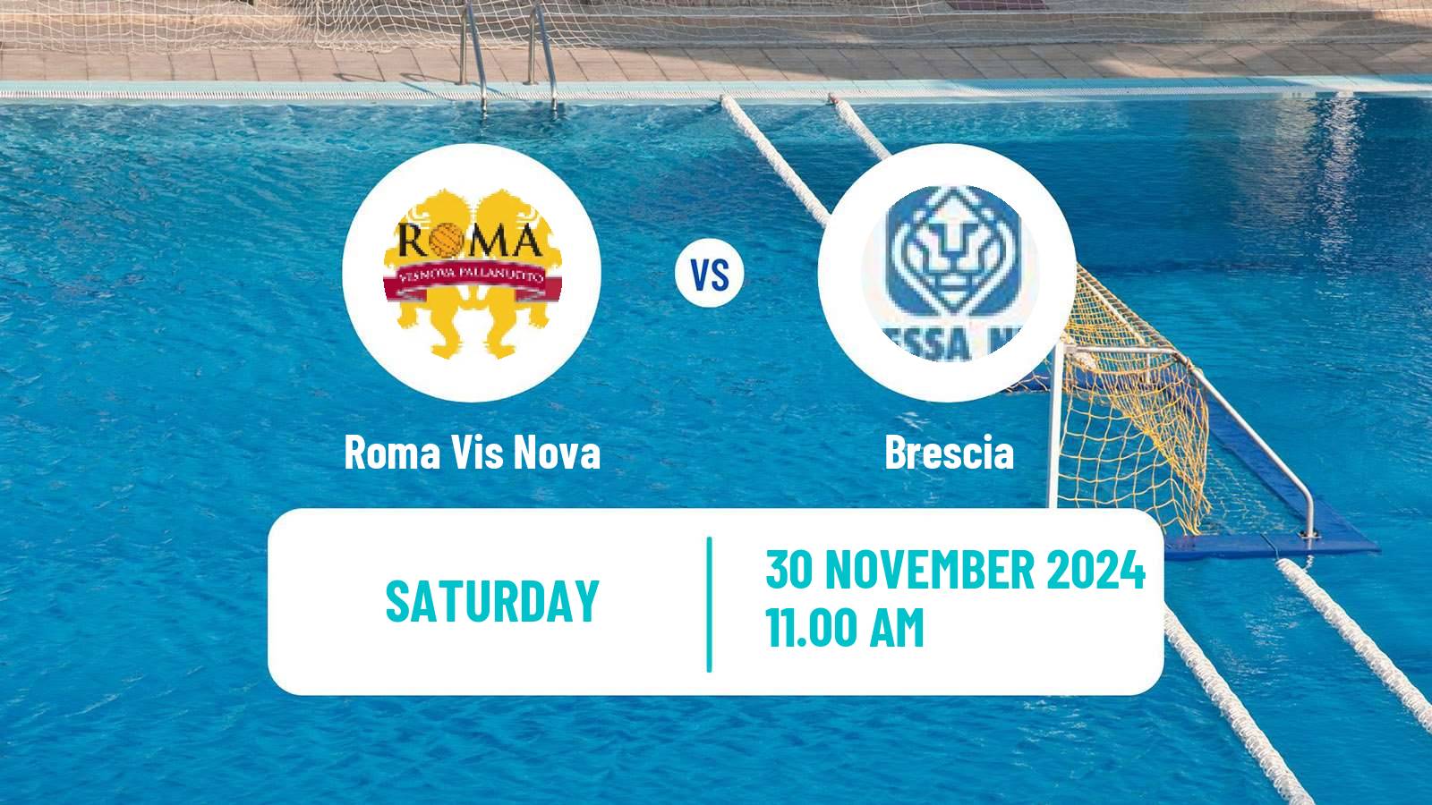 Water polo Italian A1 Water Polo Roma Vis Nova - Brescia