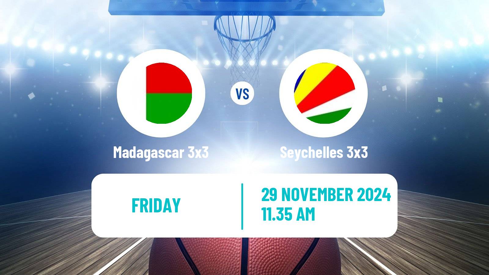 Basketball Africa Cup 3x3 Madagascar 3x3 - Seychelles 3x3