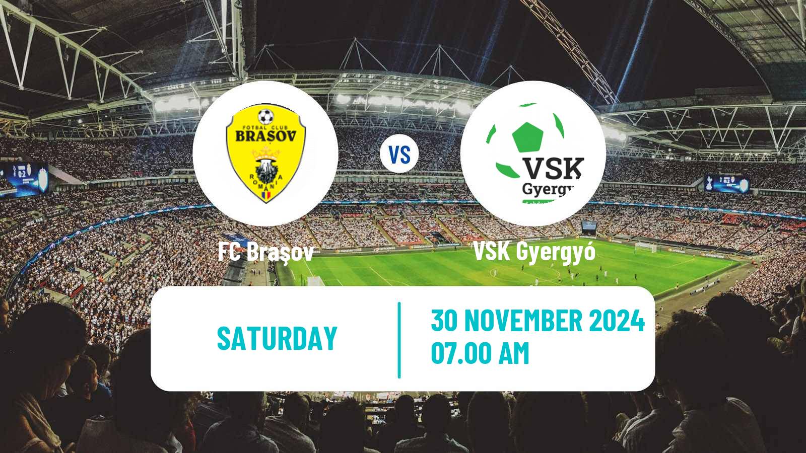 Soccer Romanian Liga 3 - Seria 6 Braşov - VSK Gyergyó