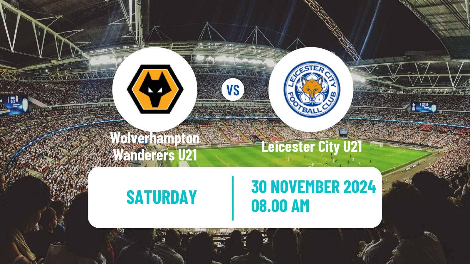 Soccer English Premier League 2 Wolverhampton Wanderers U21 - Leicester City U21