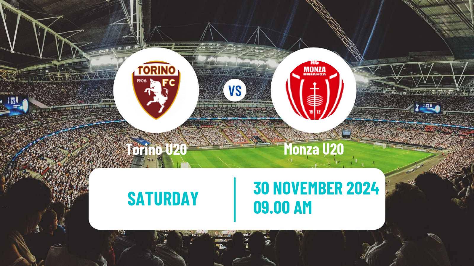 Soccer Italian Primavera 1 Torino U20 - Monza U20