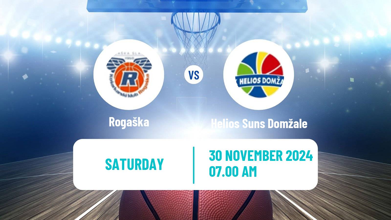 Basketball Slovenian Liga Basketball Rogaška - Helios Suns Domžale