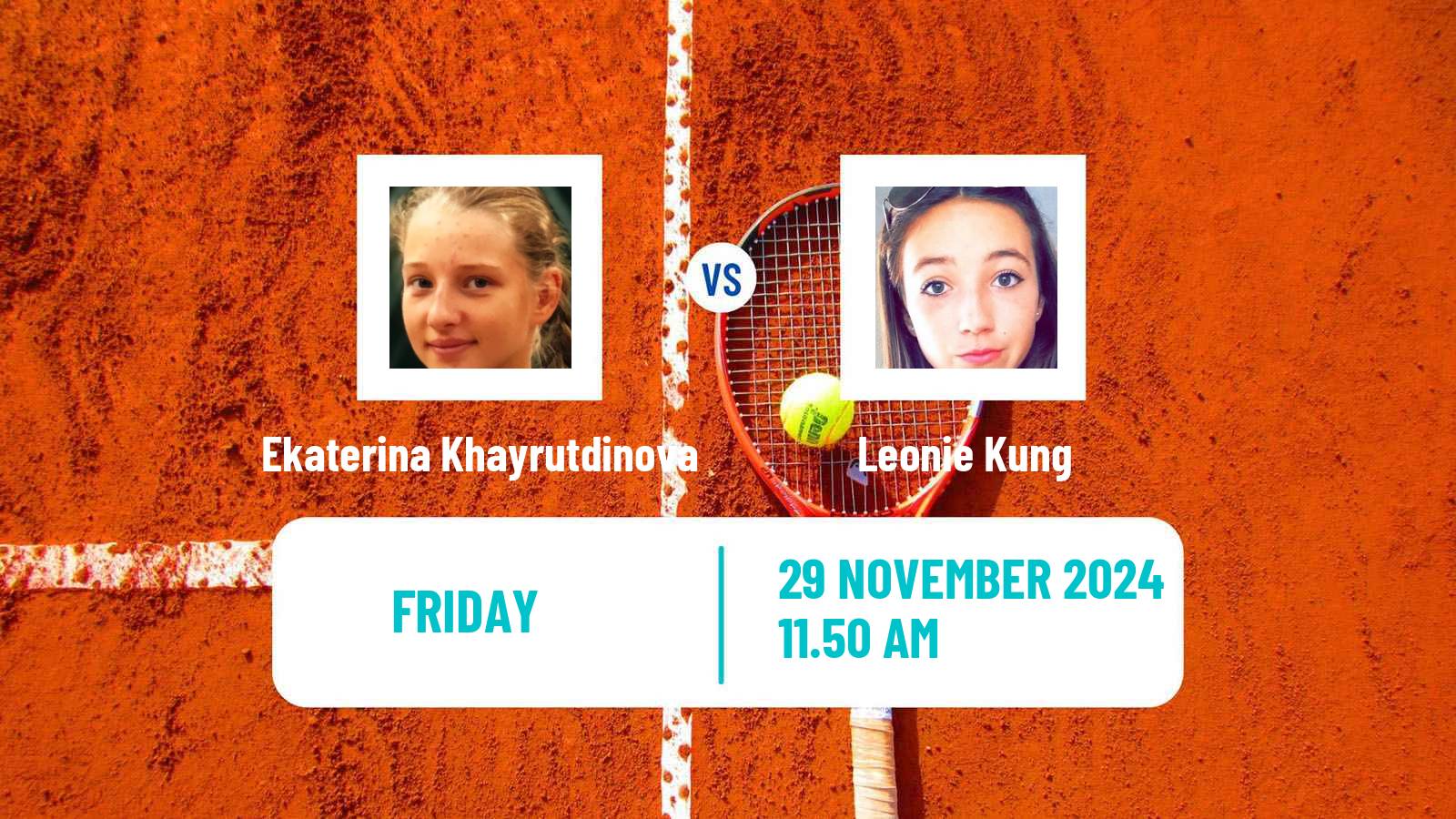 Tennis ITF W35 Santo Domingo 6 Women Ekaterina Khayrutdinova - Leonie Kung