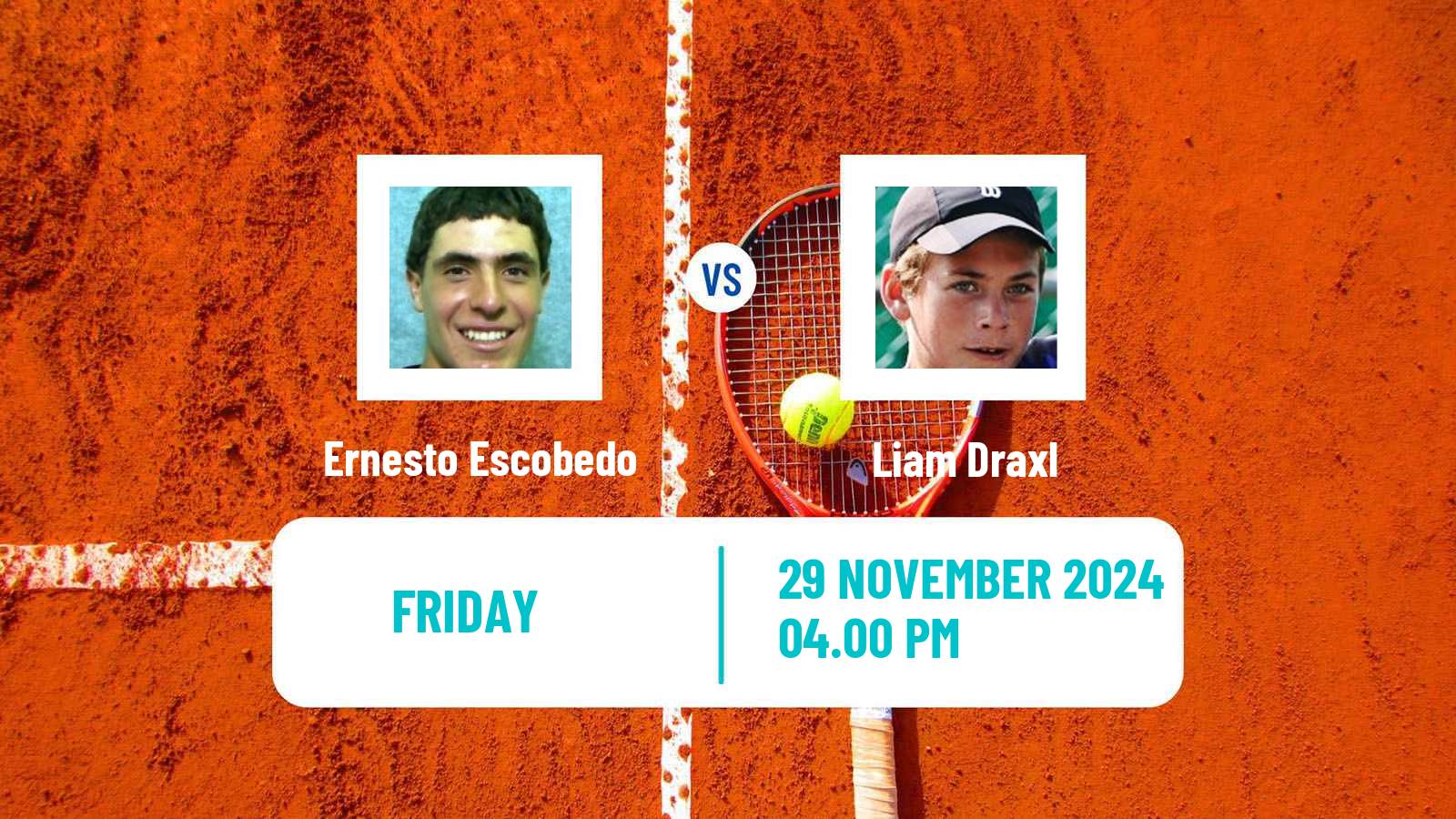 Tennis Manzanillo Challenger Men Ernesto Escobedo - Liam Draxl