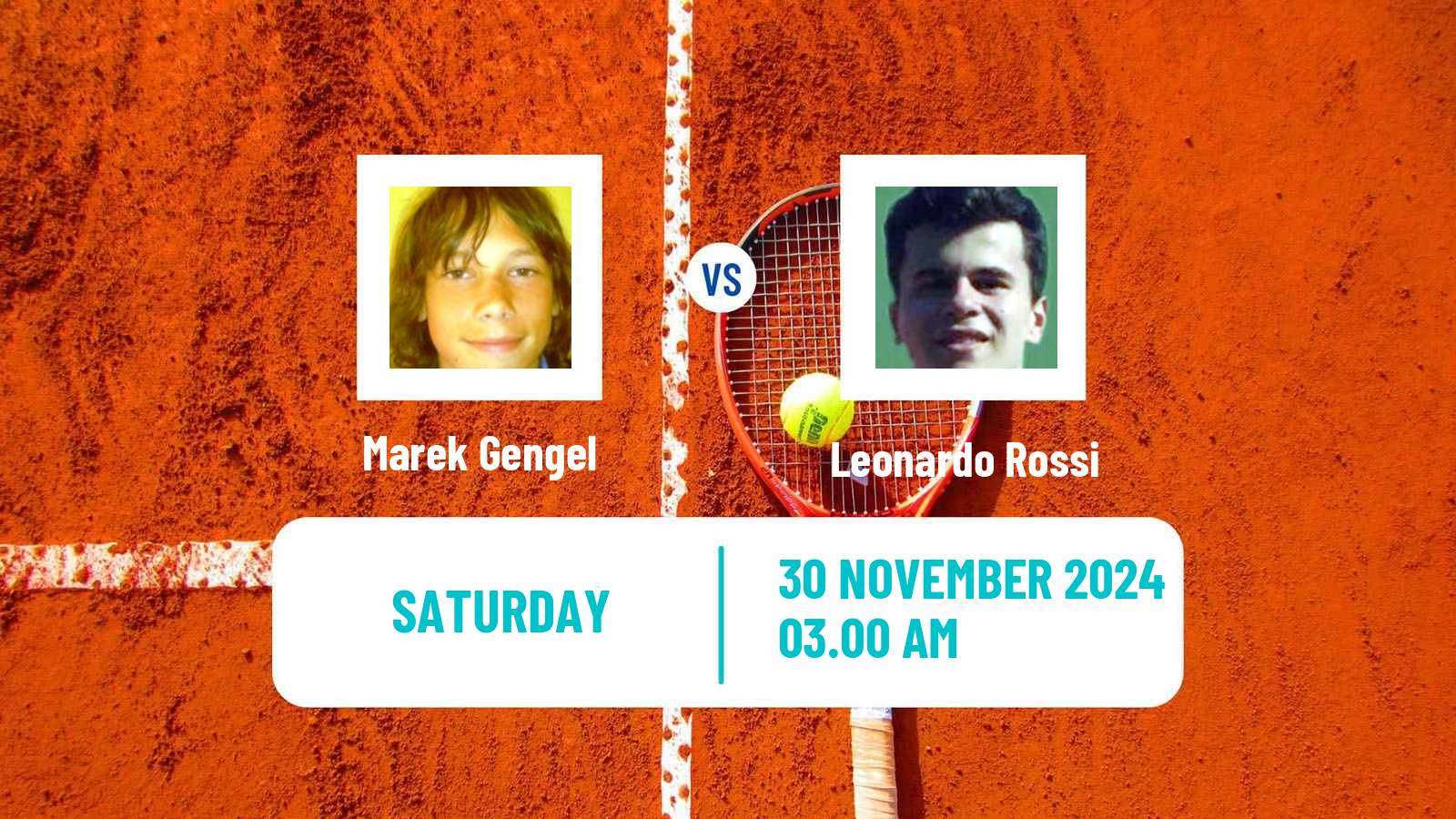 Tennis ITF M15 Sharm Elsheikh 18 Men Marek Gengel - Leonardo Rossi