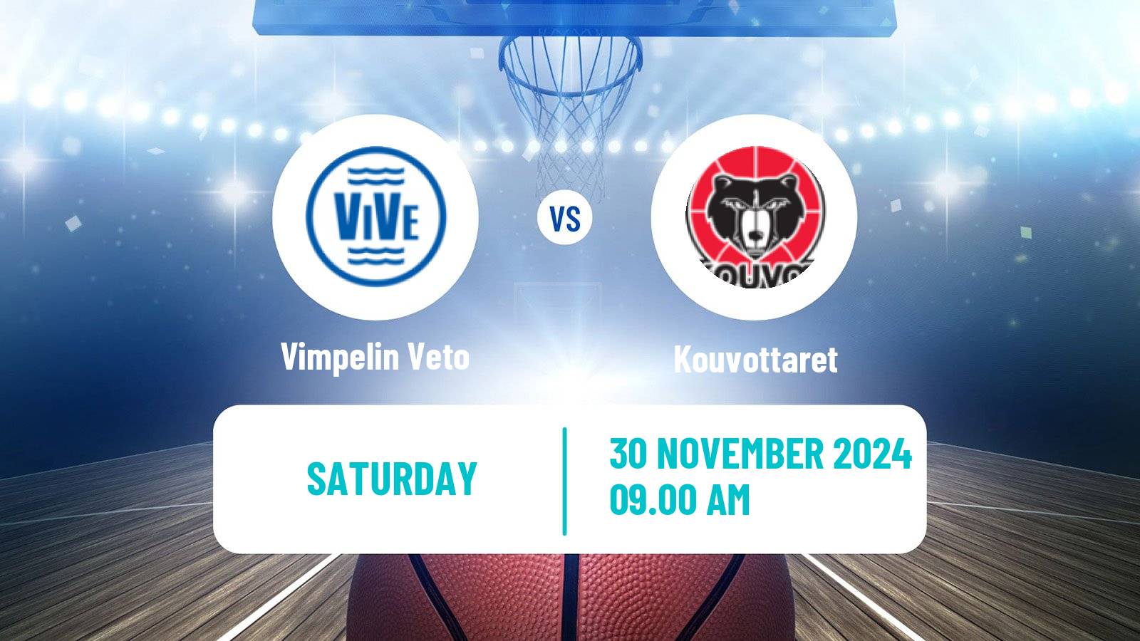 Basketball Finnish Korisliiga Women Vimpelin Veto - Kouvottaret