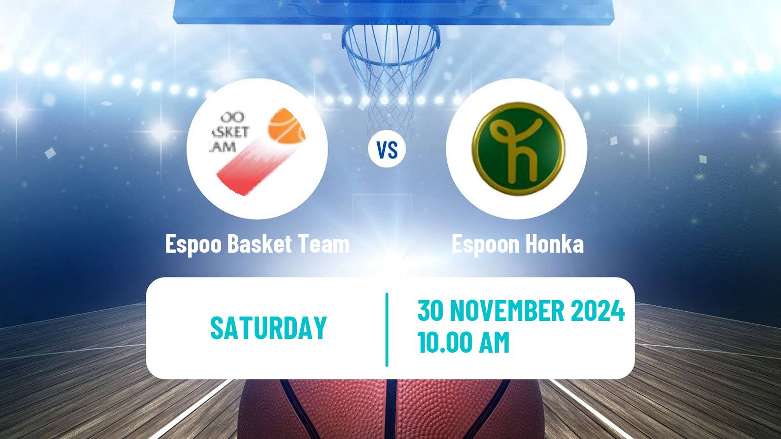 Basketball Finnish Korisliiga Women Espoo Basket Team - Espoon Honka