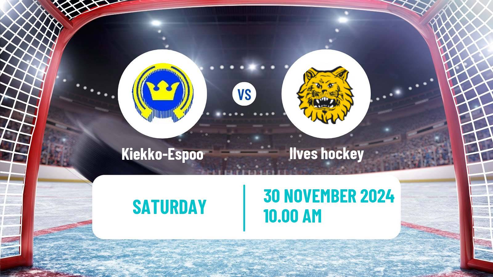 Hockey Finnish SM-liiga Kiekko-Espoo - Ilves