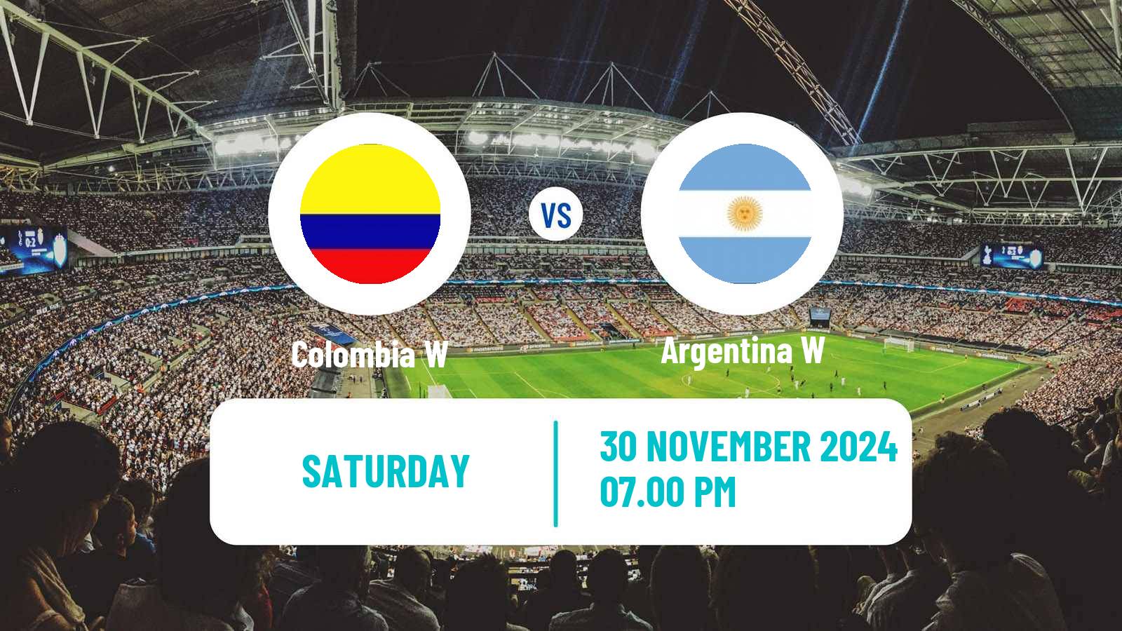 Soccer Friendly International Women Colombia W - Argentina W