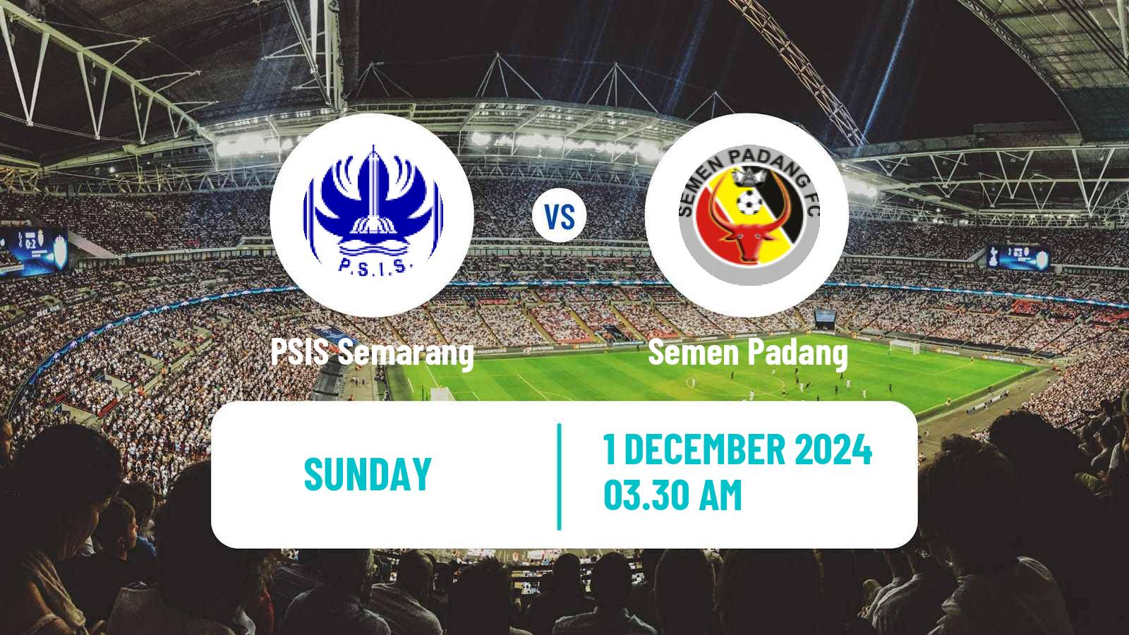 Soccer Indonesian Liga 1 PSIS Semarang - Semen Padang