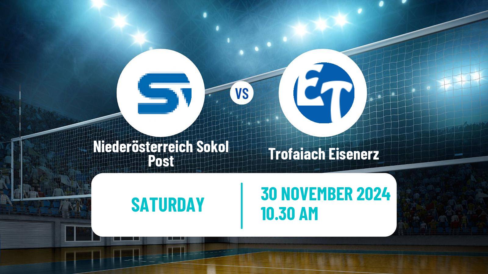 Volleyball Austrian Volley League Women Niederösterreich Sokol Post - Trofaiach Eisenerz