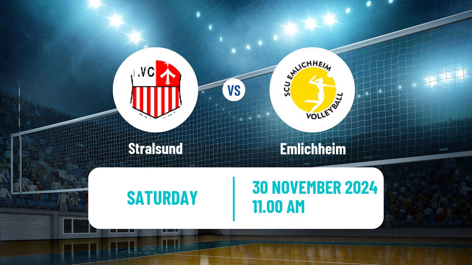 Volleyball German 2 Bundesliga North Volleyball Women Stralsund - Emlichheim