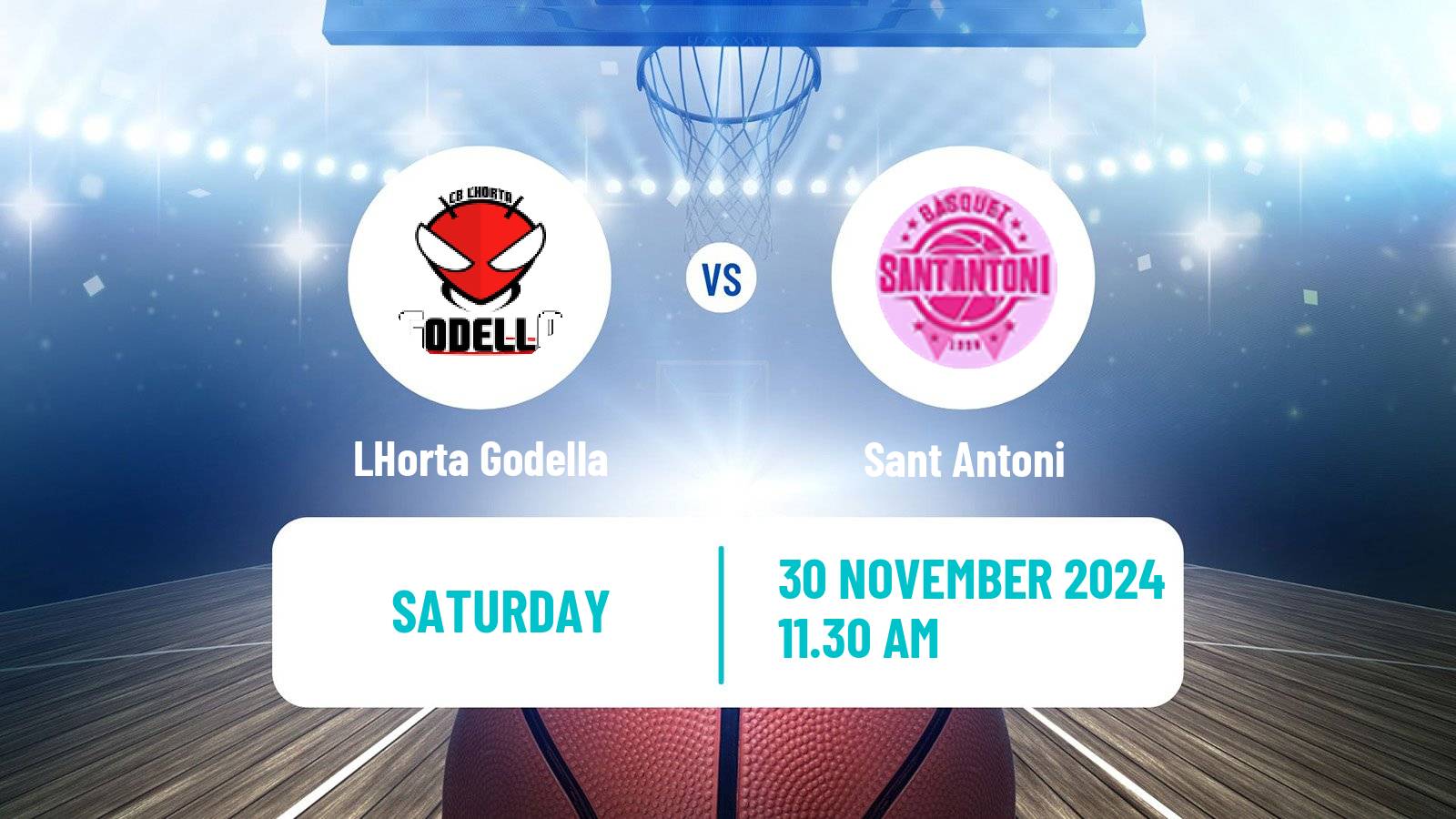 Basketball Spanish LEB Plata LHorta Godella - Sant Antoni