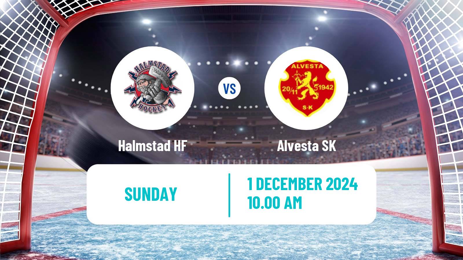 Hockey Swedish HockeyEttan Sodra Halmstad - Alvesta