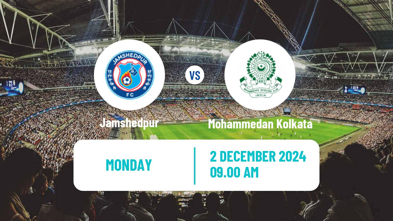 Soccer Indian ISL Jamshedpur - Mohammedan Kolkata