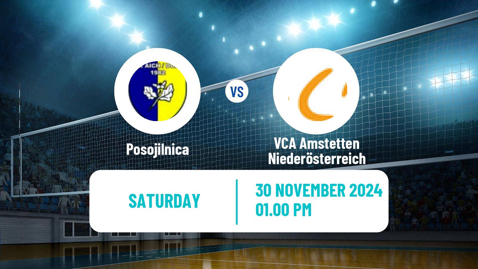 Volleyball Austrian Volley League Posojilnica - VCA Amstetten Niederösterreich