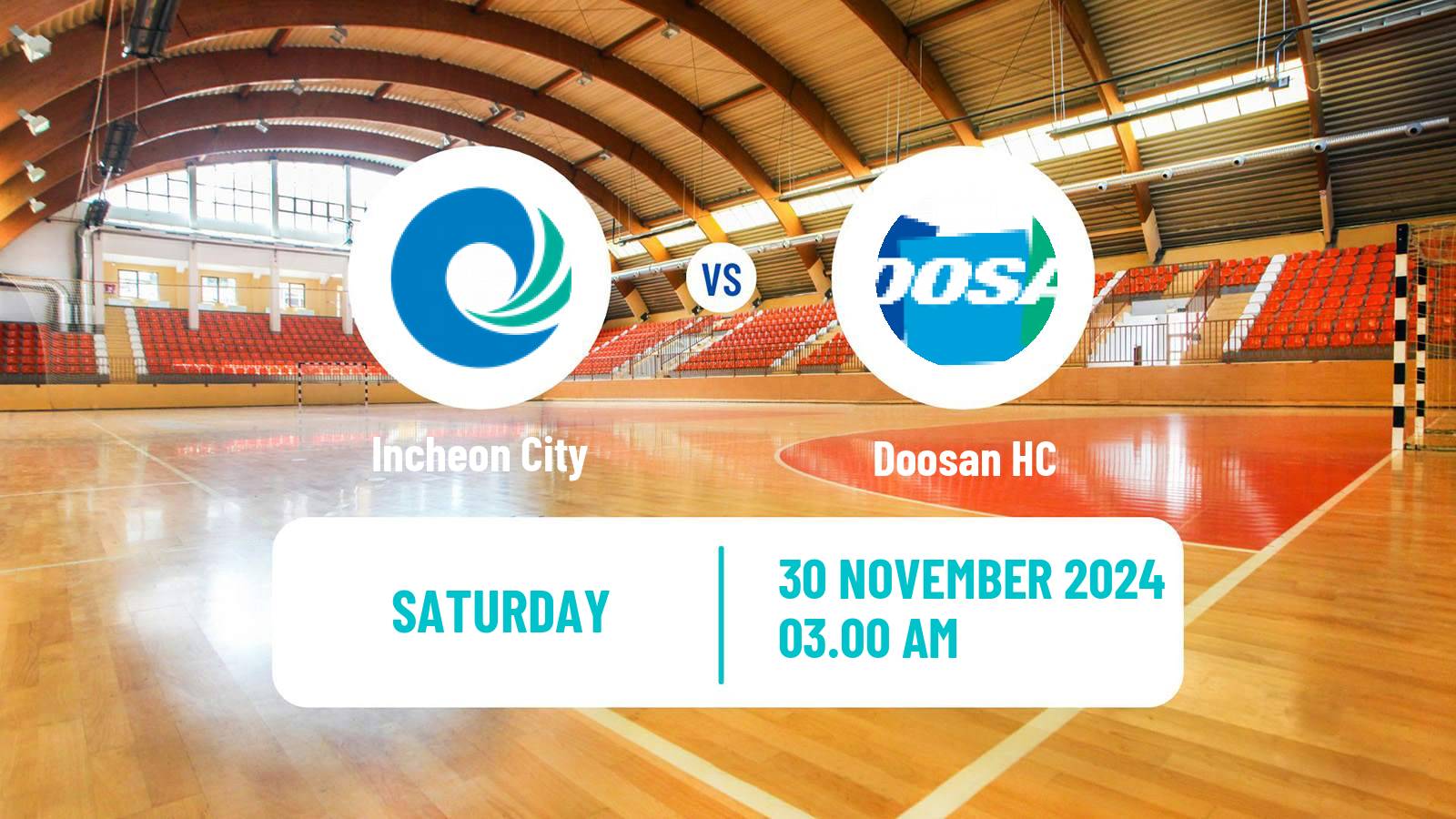 Handball South Korean 1st League Handball Incheon City - Doosan