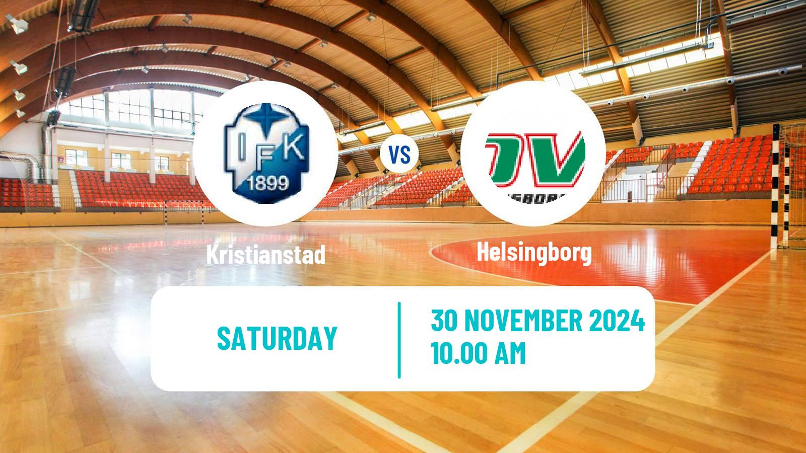 Handball Swedish Elitserien Handball Kristianstad - Helsingborg