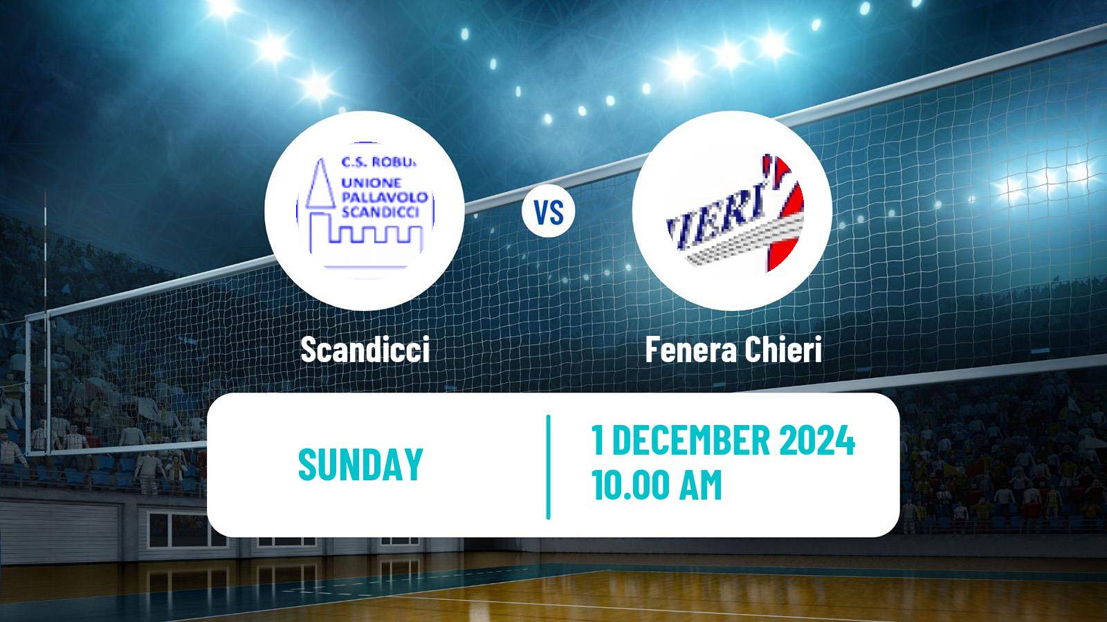 Volleyball Italian Serie A Volleyball Women Scandicci - Fenera Chieri