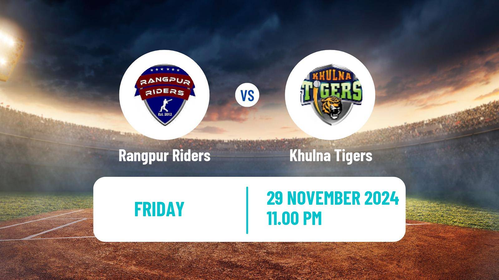 Cricket Bangladesh National League Cricket Rangpur Riders - Khulna Tigers