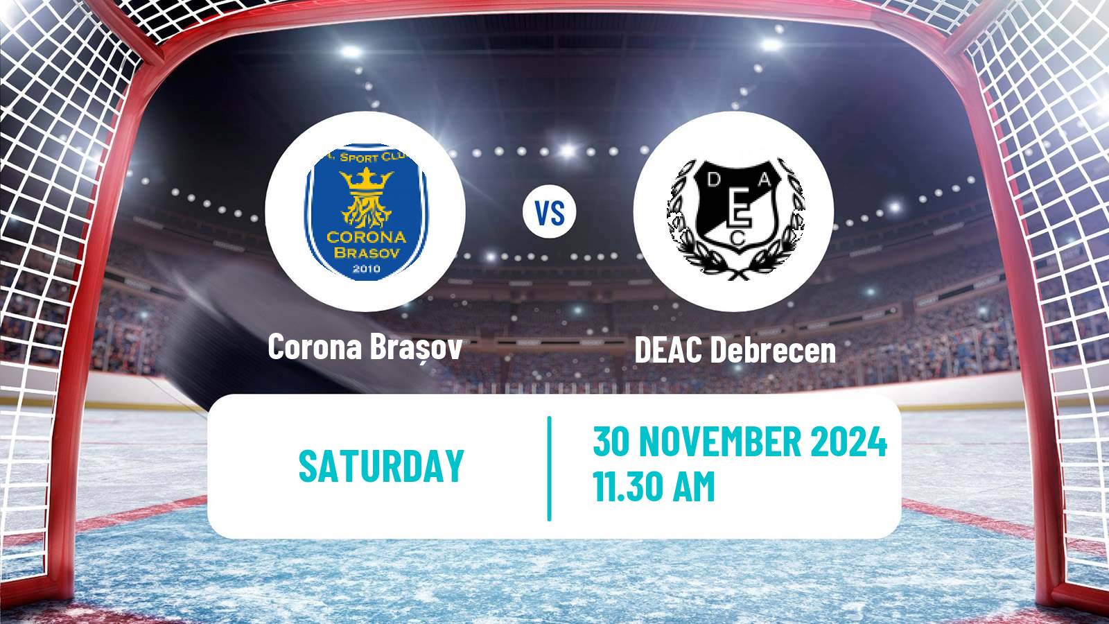 Hockey Hungarian Erste Liga Hockey Corona Brașov - DEAC Debrecen