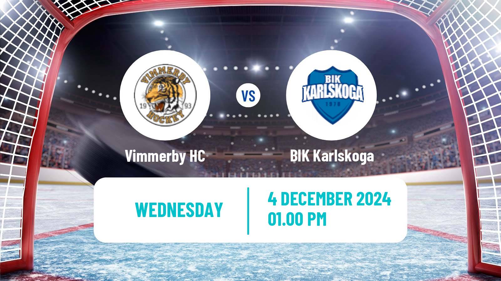 Hockey Swedish Hockey Allsvenskan Vimmerby - BIK Karlskoga