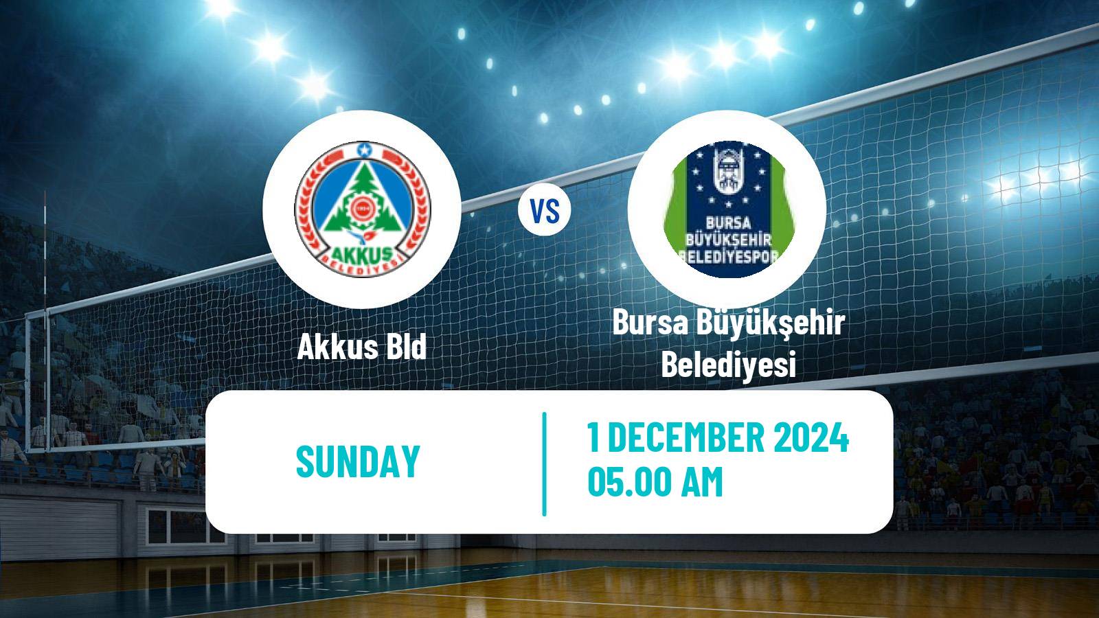 Volleyball Turkish Efeler Ligi Volleyball Akkus Bld - Bursa Büyükşehir Belediyesi