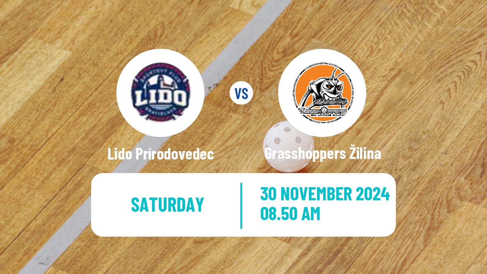 Floorball Slovak Extraliga Floorball Lido Prírodovedec - Grasshoppers Žilina