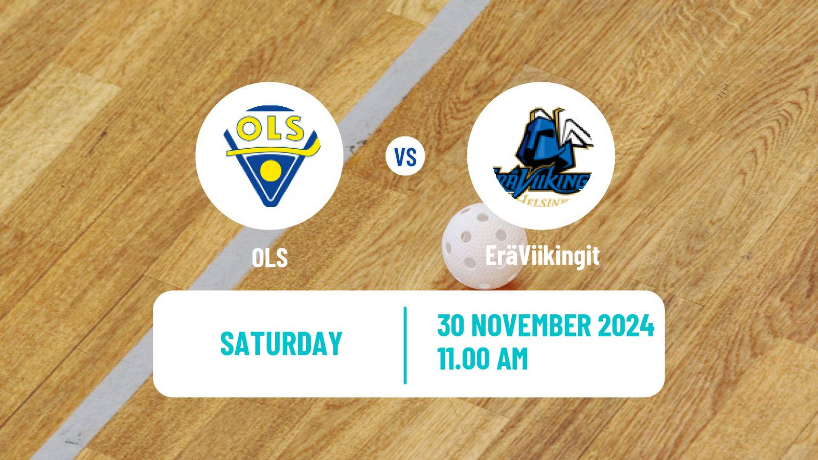 Floorball Finnish F-Liiga OLS - EräViikingit