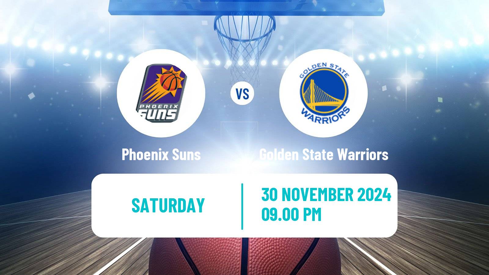 Basketball NBA Phoenix Suns - Golden State Warriors