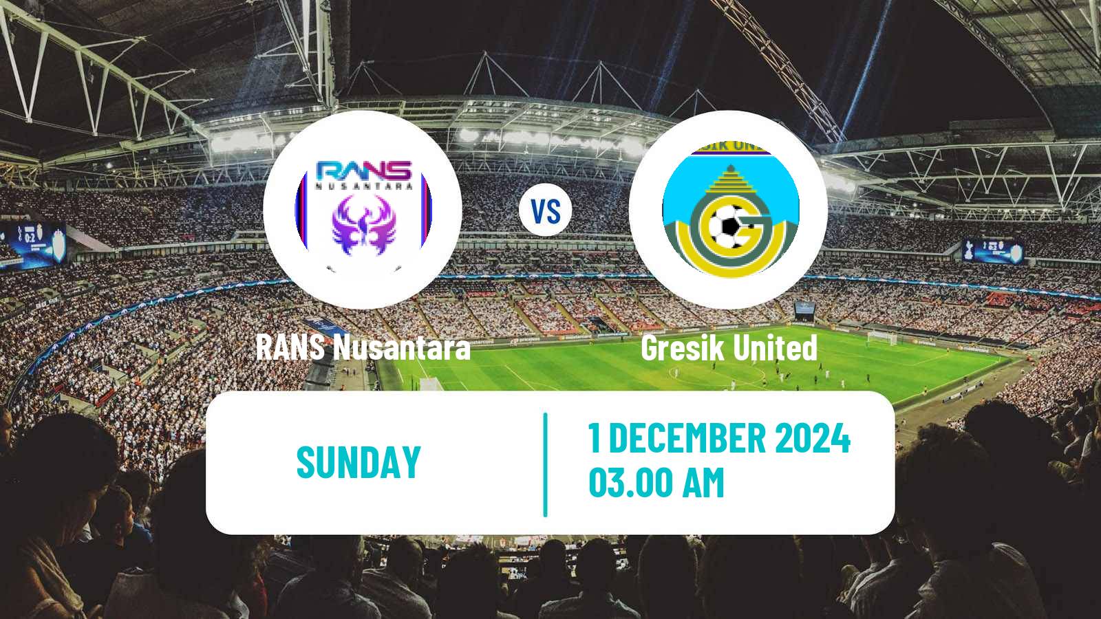 Soccer Indonesian Liga 2 RANS Nusantara - Gresik United