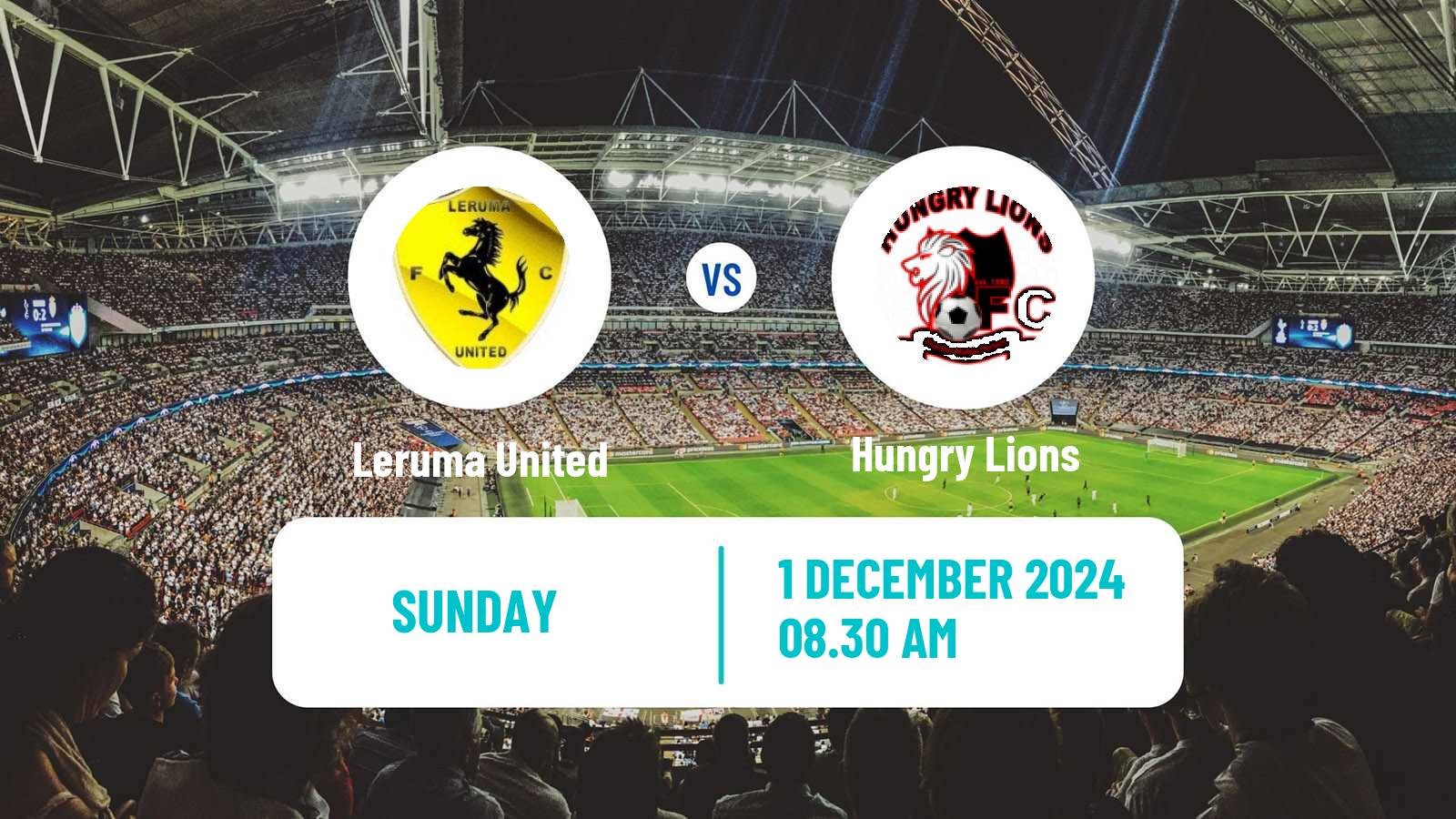 Soccer South African First Division Leruma United - Hungry Lions