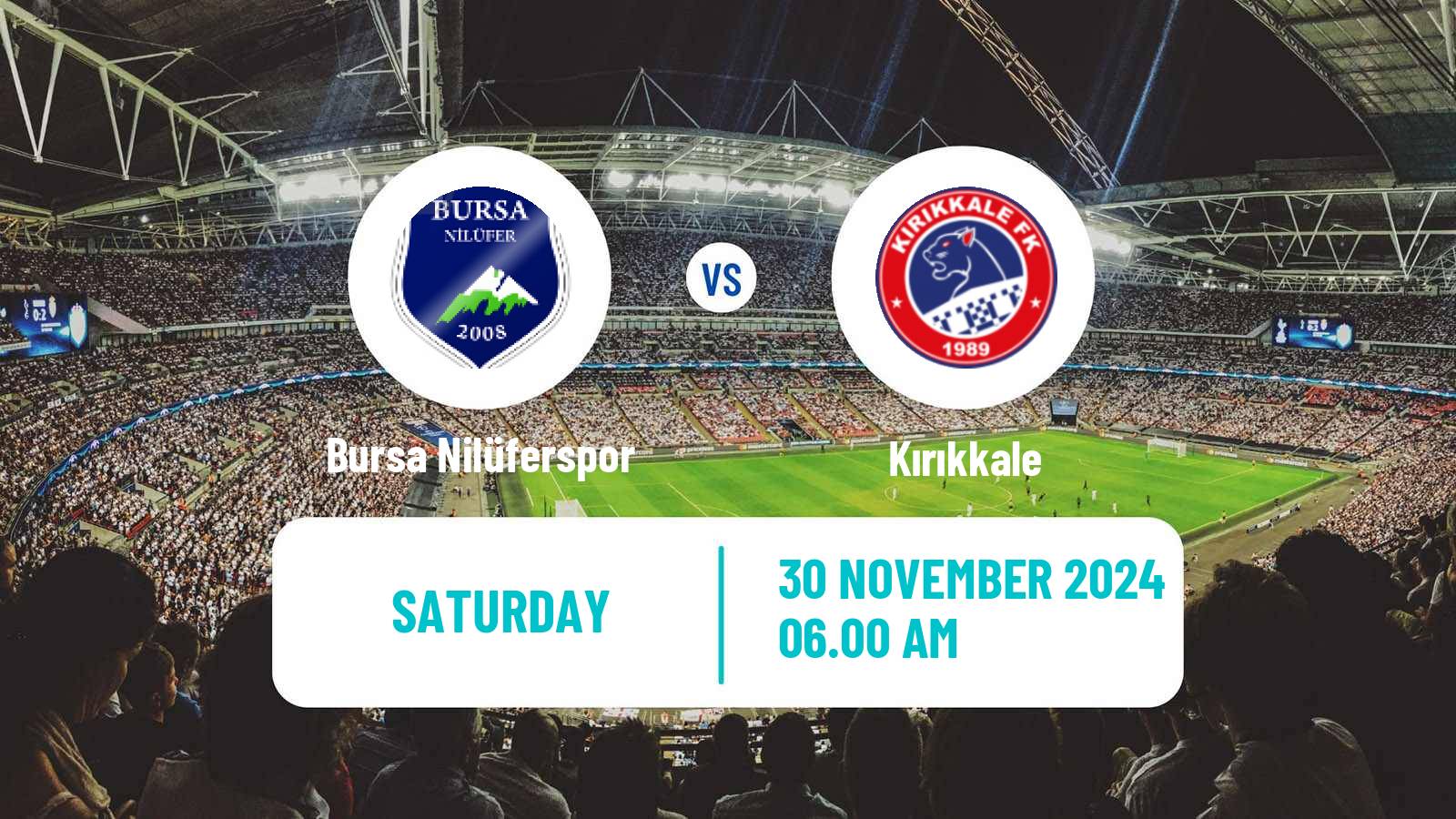 Soccer Turkish 3 Lig Group 4 Bursa Nilüferspor - Kırıkkale