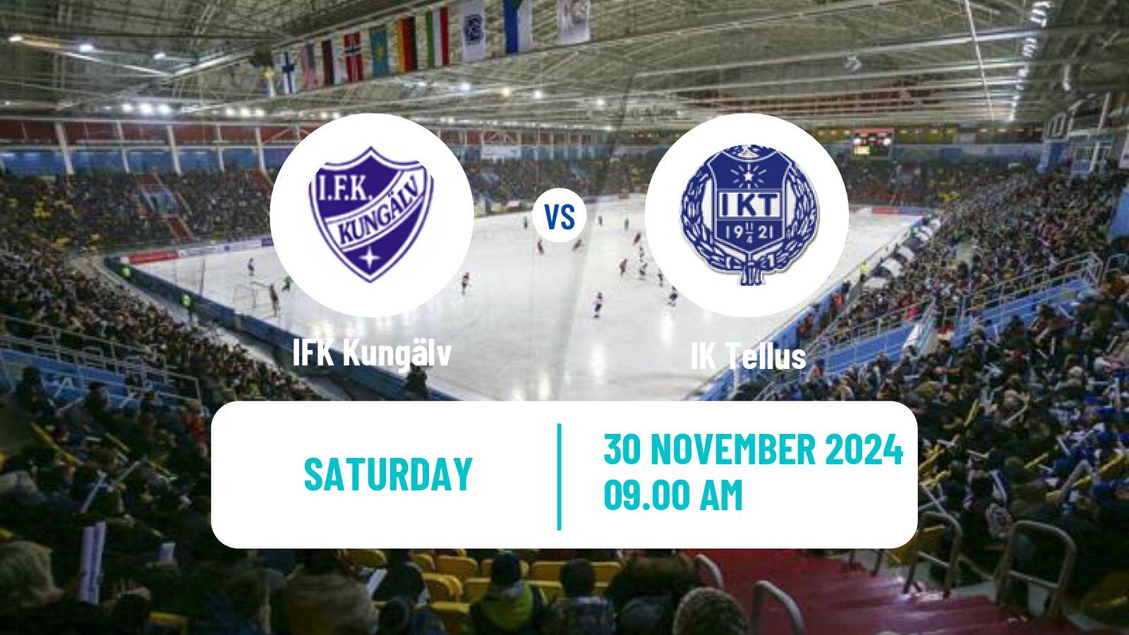 Bandy Swedish Allsvenskan Bandy IFK Kungälv - Tellus