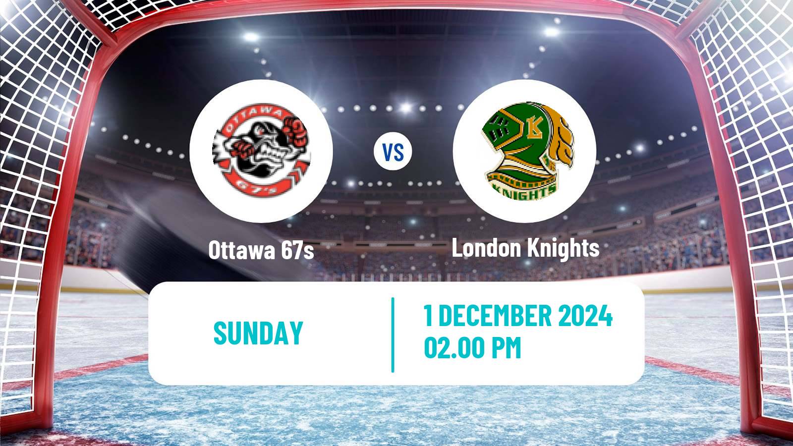 Hockey OHL Ottawa 67s - London Knights