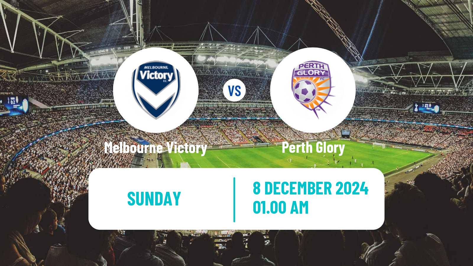 Soccer Australian A-League Melbourne Victory - Perth Glory