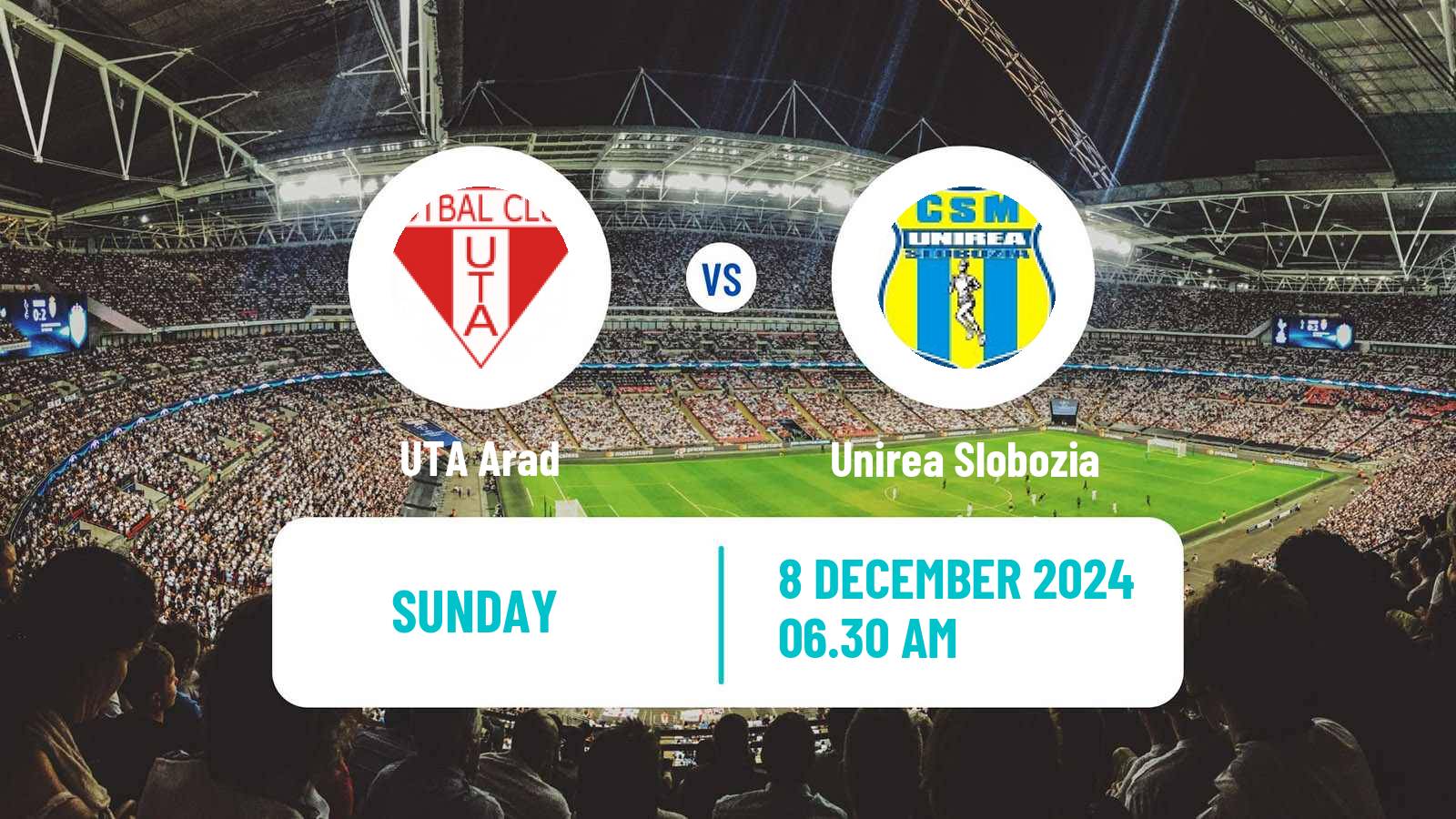 Soccer Romanian Liga 1 UTA Arad - Unirea Slobozia