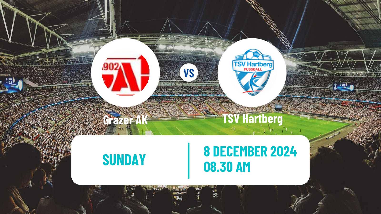 Soccer Austrian Bundesliga Grazer AK - Hartberg