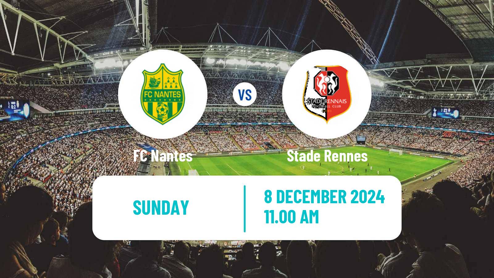 Soccer French Ligue 1 Nantes - Rennes