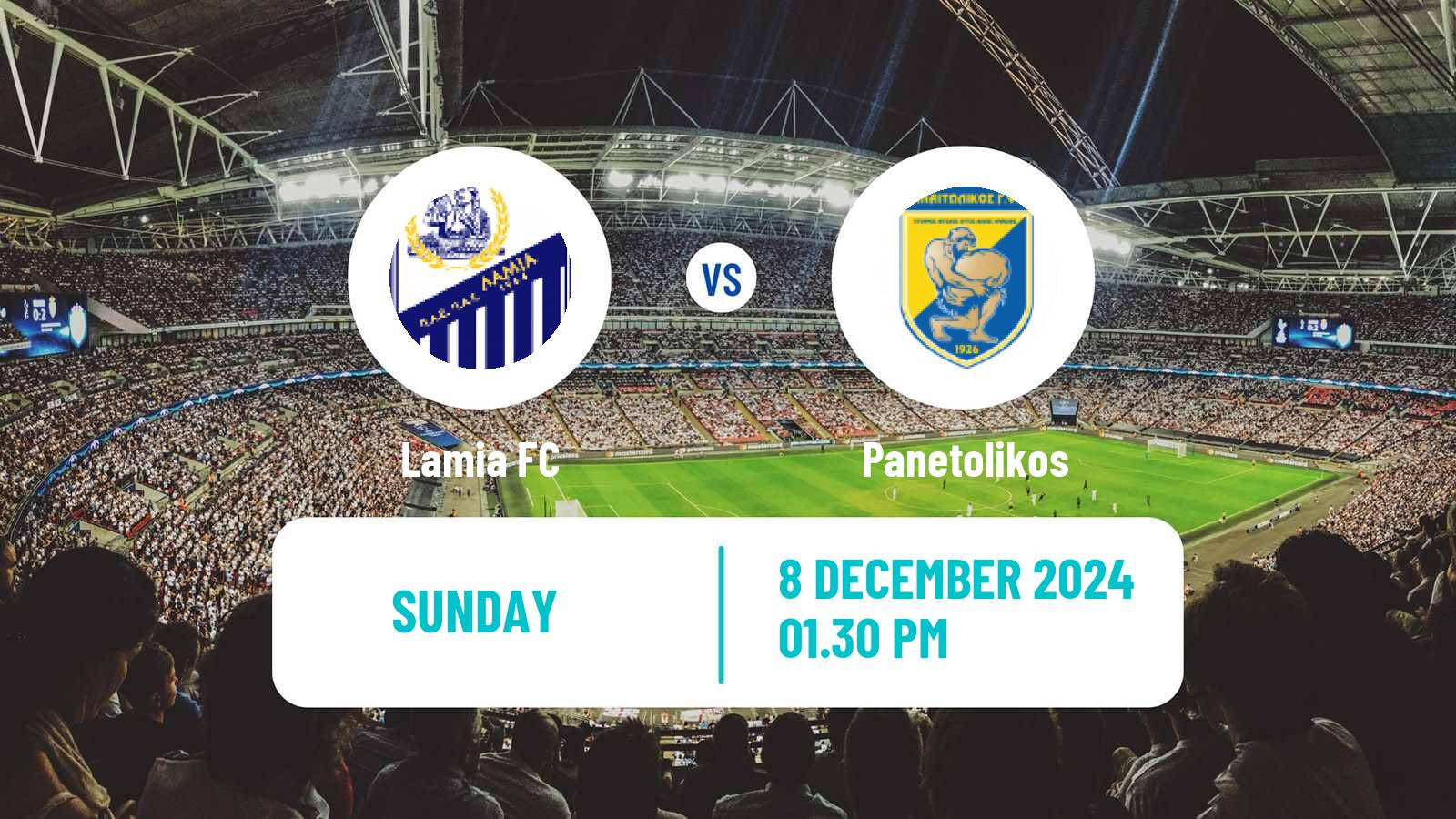 Soccer Greek Super League Lamia - Panetolikos