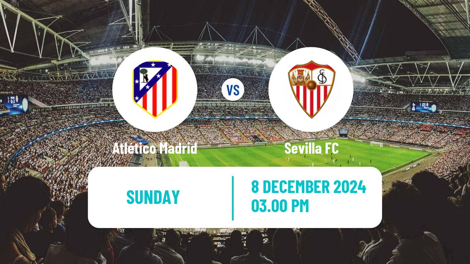 Soccer Spanish LaLiga Atlético Madrid - Sevilla