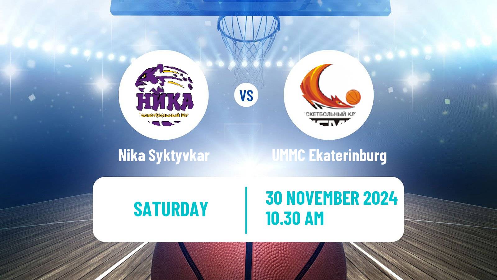 Basketball Russian Premier League Basketball Women Nika Syktyvkar - UMMC Ekaterinburg