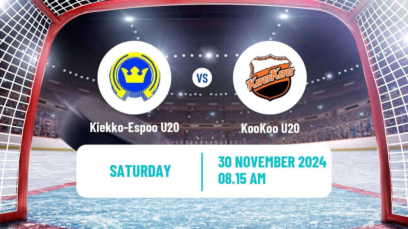 Hockey Finnish SM-sarja U20 Kiekko-Espoo U20 - KooKoo U20