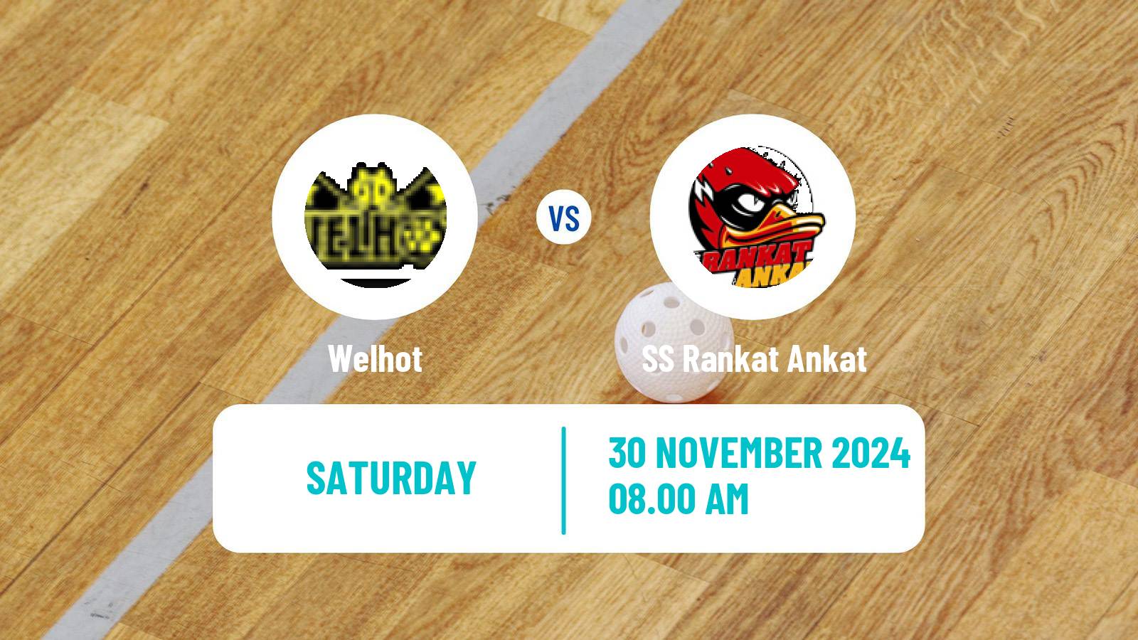 Floorball Finnish F-Liiga Women Welhot - SS Rankat Ankat