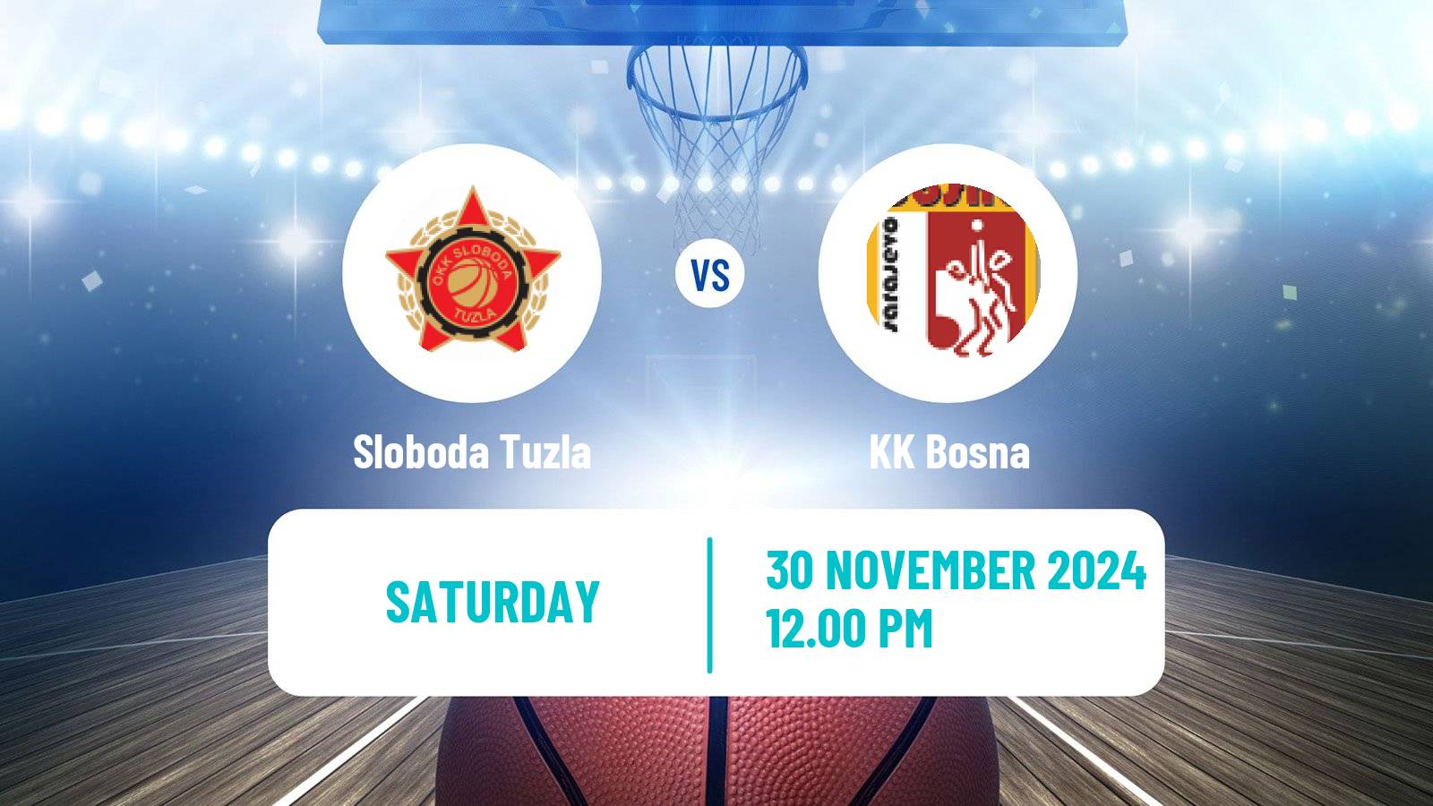 Basketball Bosnian Prvenstvo Basketball Sloboda Tuzla - Bosna