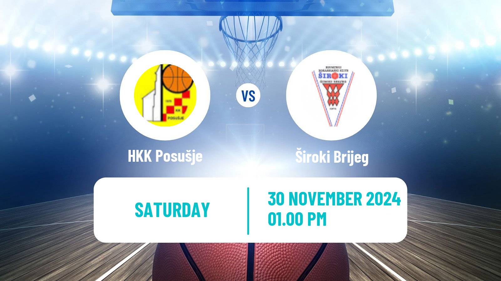 Basketball Bosnian Prvenstvo Basketball Posušje - Široki Brijeg