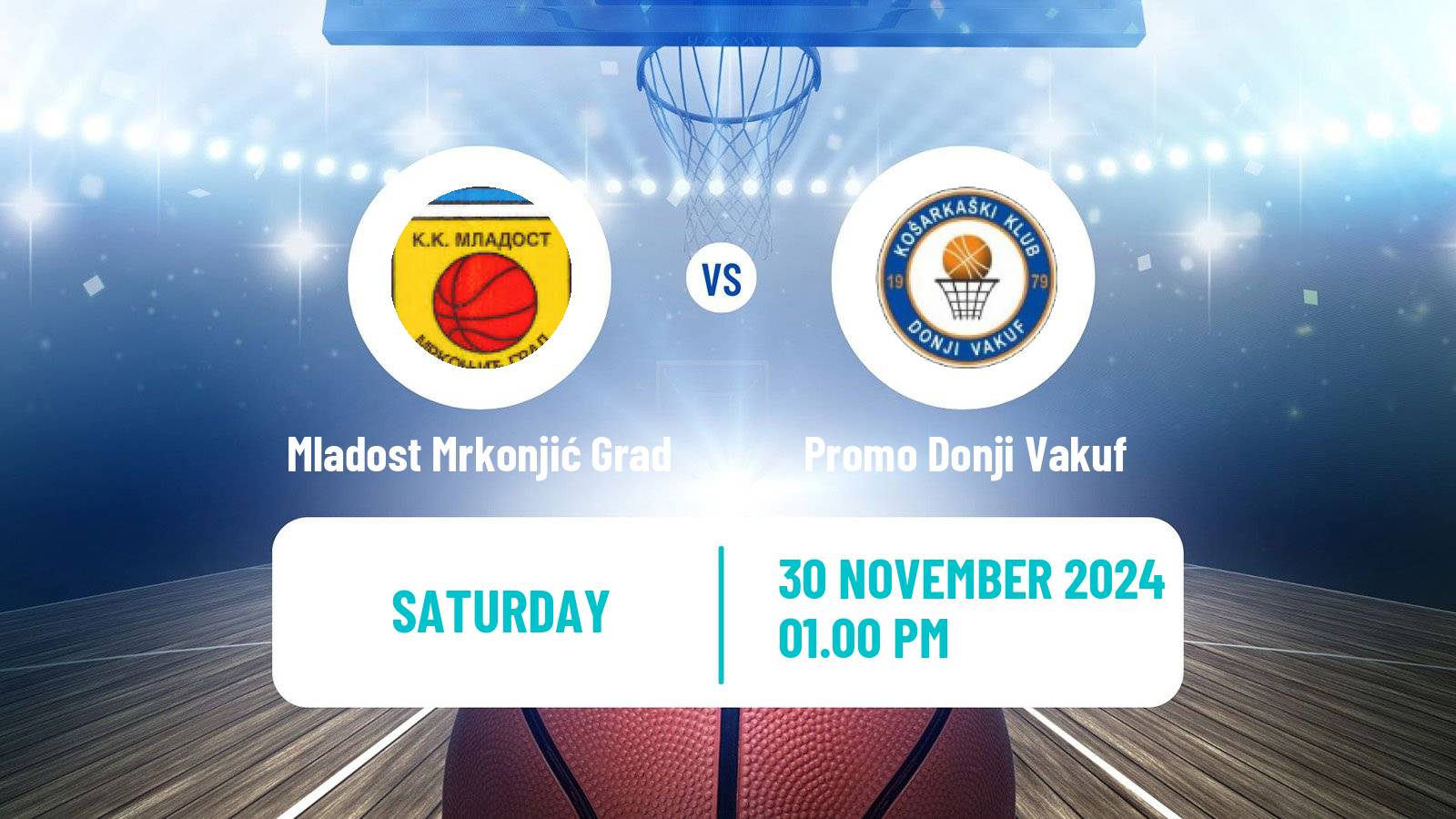 Basketball Bosnian Prvenstvo Basketball Mladost Mrkonjić Grad - Promo Donji Vakuf