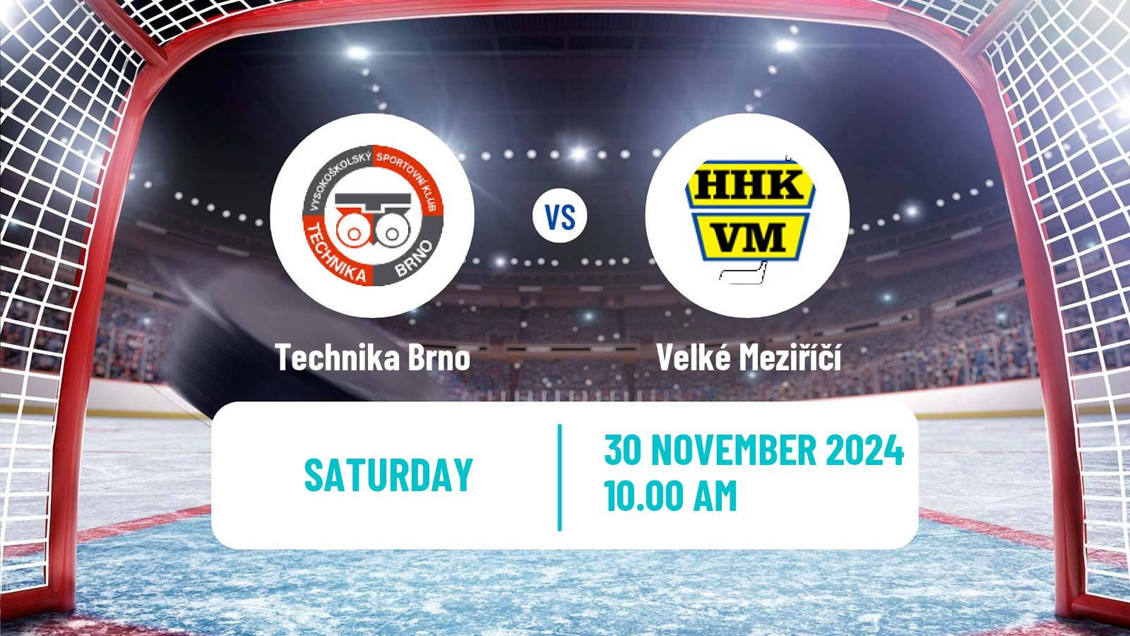 Hockey Czech 2 Liga Hockey East Technika Brno - Velké Meziříčí